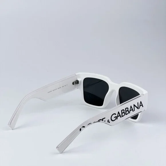 D&G DG6184 331287 BRAND NEW Sunglasses White Dark Grey  display picture 1